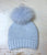 Gorro Fur celeste